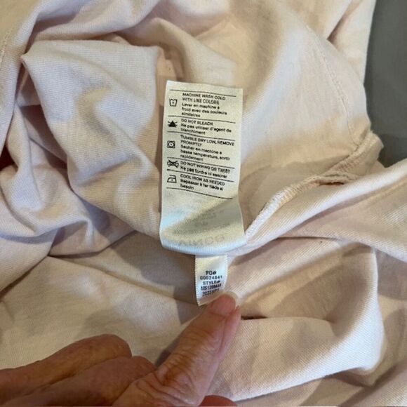 Vince Men's Light Pink Cotton Polo Collared 3 Button Short Sleeve Size Small - Picture 10 of 11